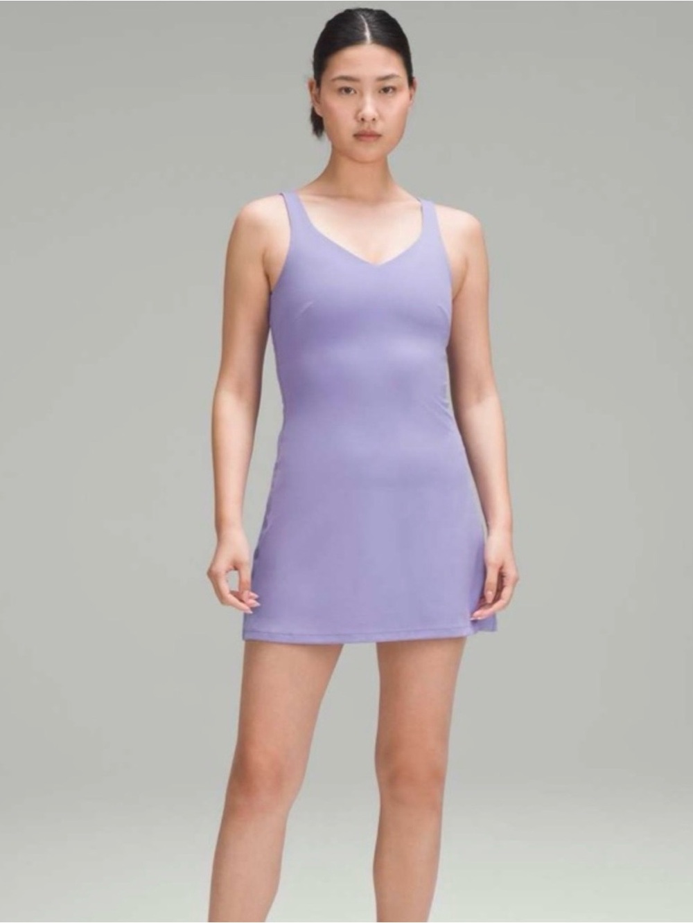 LULULEMON ALIGN DRESS IN DARK LAVENDER